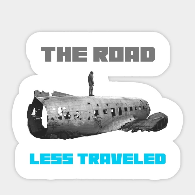 the road less traveled Sticker by DiscoverNow